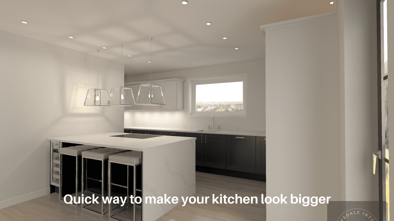 Design a bigger kitchen